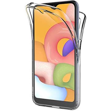 Coque Silicone Double 360 Degres Transparente pour Samsung Galaxy A51 / M40s